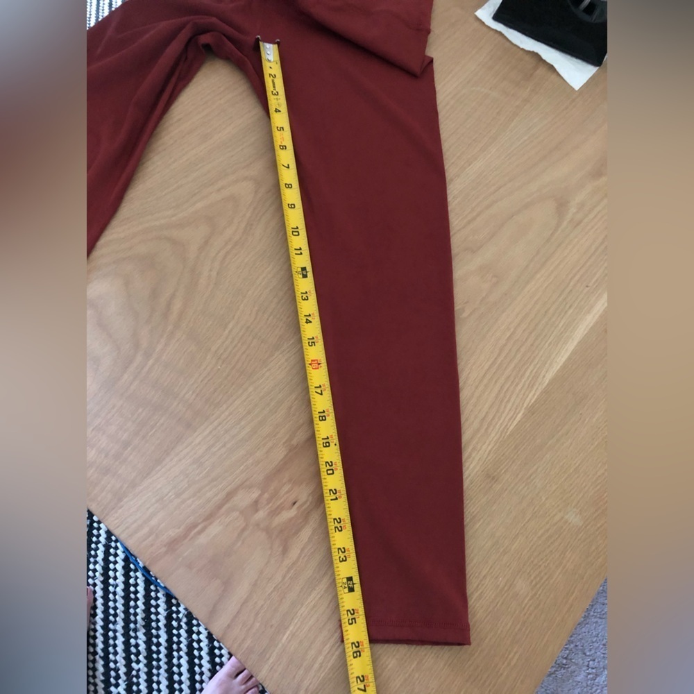 Be Active|Burnt Orange/Rust athletic high rise leggings,Size Large•••Stretchy - Picture 7 of 9